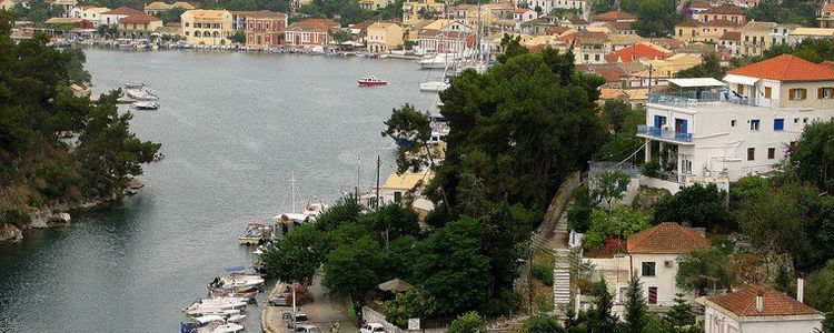 Yachts off Paxos island. Ionian Sea. Greece