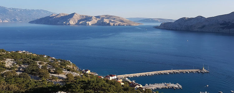 Zadar - Rijeka. The mainland coast.