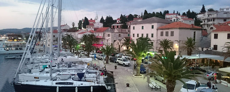 Yachts at the Rogoznitsa quay