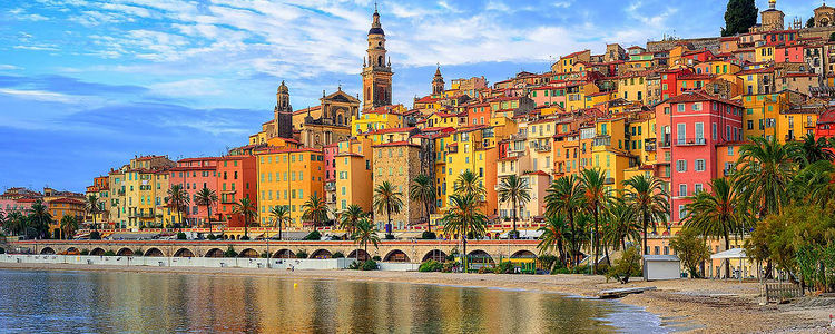 San Remo. Ligurian coast. Italy.