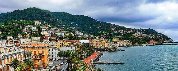 Rapallo. Ligurian coast. Italy.