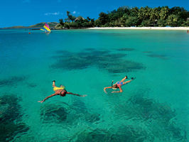 Snorkeling in paradise