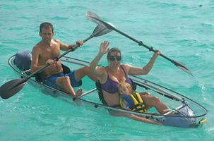 Ultra cool clear kayak