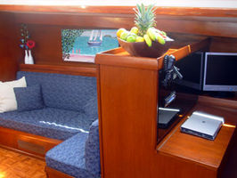 Main Salon Starboard & Navigation Station