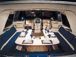 Aft Deck Dining Area