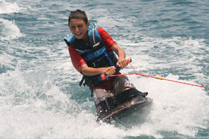 Kneeboarding fun