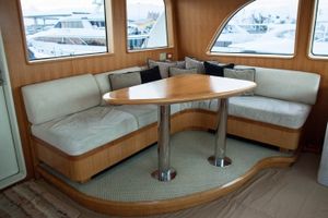 Interior flybridge deck