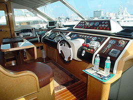 Wheelhouse & crew lounge.