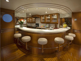 Bar forward of Dining Salon