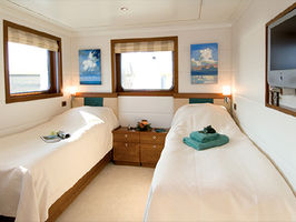 Staterooms are built for comfort and practicality