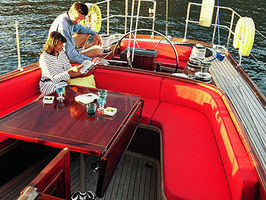 Aft Deck Dining Area