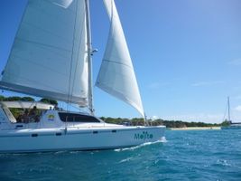 Sailing under the Bimini