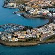 Yacht mooring in the Arguinegu fishport