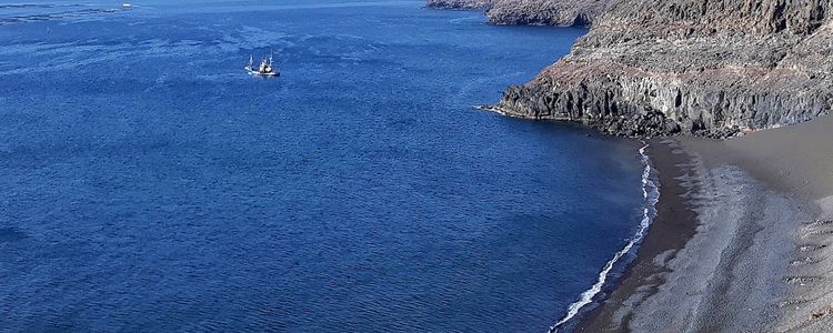 Yacht anchorage at Quemada Beach