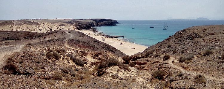 Yacht anchorage at Pozo Beach