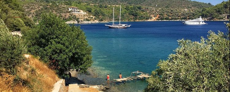 Yachts in Ilgin Bay