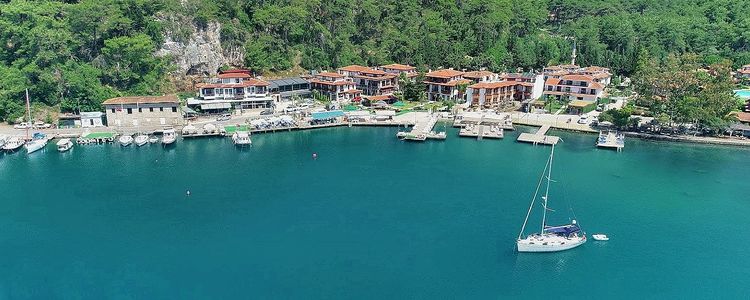 Yachts anchorages in Iskele Bay