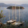 Yacht anchorage near Tavsan Island