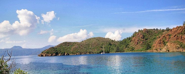 Yacht anchorages in Karasuleyman Bay