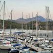 Yacht moorings in Turgut Bay