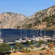 Yacht moorings in Kuzbuku Bay