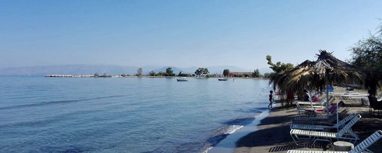 Yacht's anchorage near Alikes beach