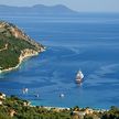 Yacht anchorage in Rouda Bay