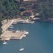 Yacht mooring at Marina Vathi pier