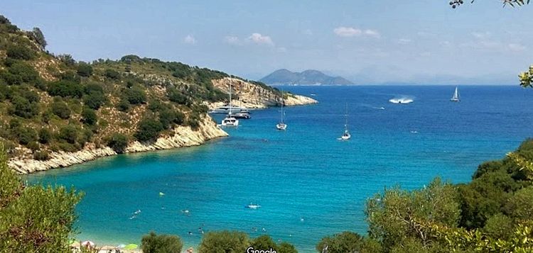 Yacht anchorages in Filiatro Bay