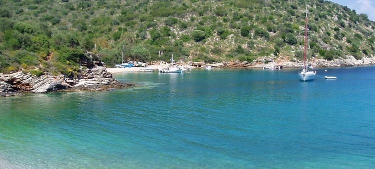 Yacht anchorages in Sarakiniko Bay