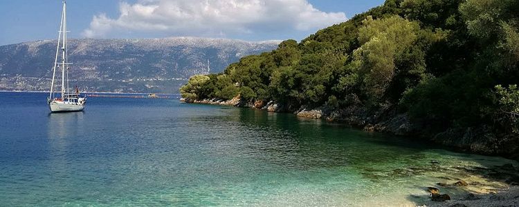 Yacht anchorages in Kagoghilos Bay