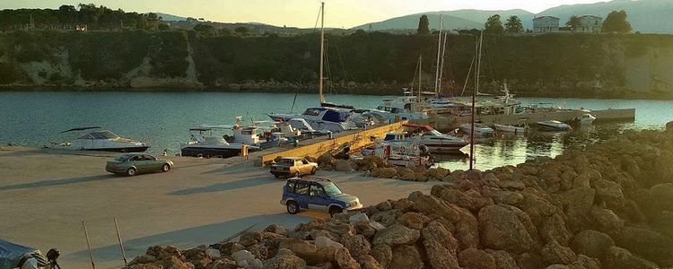 Yacht moorings in Agia Pelagia Fishport