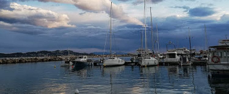 Yacht moorings in Lixouri Marina