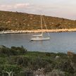 Yacht anchorage in the south bay of Labrinos Island