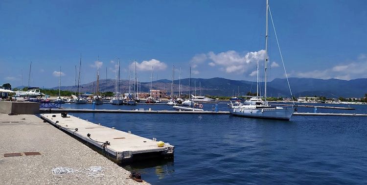 Messolongi Yacht Marina. Patraikos Gulf. Ionian Sea. Greece