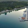 Yacht mooring at the Galaxidhi waterfront