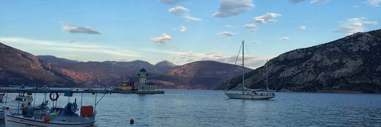 Yacht moorings in Antikyra