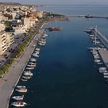 Yacht moorings in Kiatou harbor