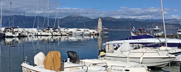 Yacht moorings in the marina of Nautical Aegio Group