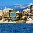 Yacht mooring in Patras Harbor