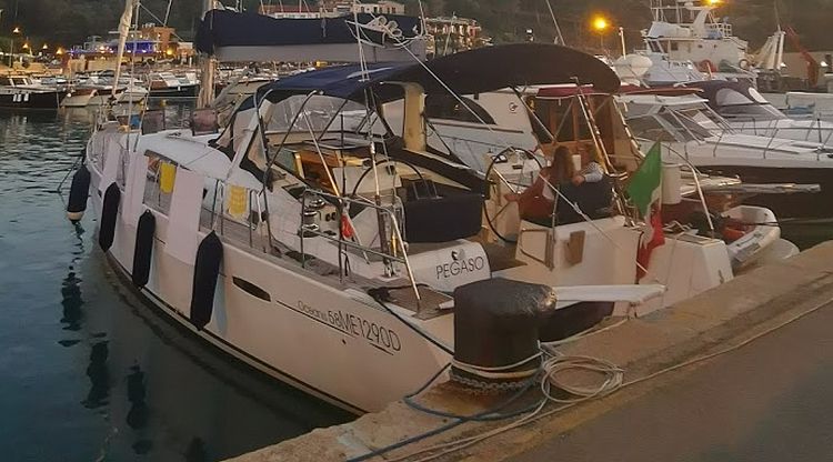 Yacht mooring in Porto di San Marco di Castellabate