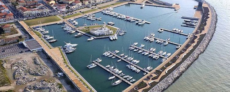 Pisa yacht marina. Toscana. Italy.