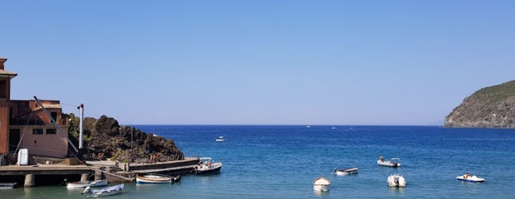 Yacht anchorage in Levanto