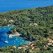 Yacht anchorage in the Gornier Celo Bay