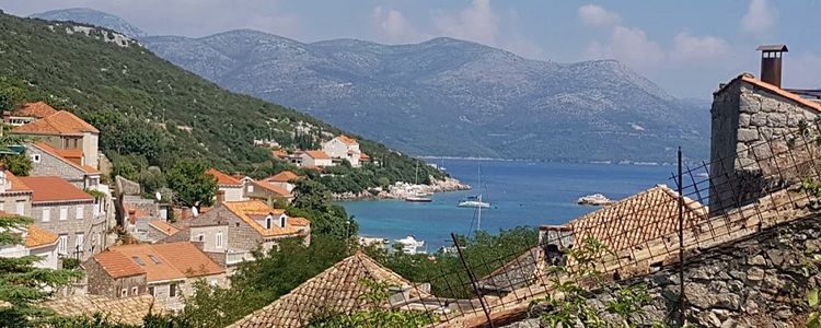 Yacht anchorage in Sudurad Bay