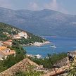 Yacht moorings in Sudurad Bay