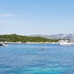 Yacht anchorage on the north of Sipan Island