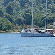 Yacht anchorage in Veliki Jakjan Bay