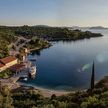 Yacht anchorages in Janska Bay