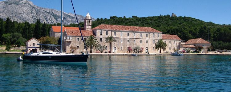 Yacht anchorages off Badija Island